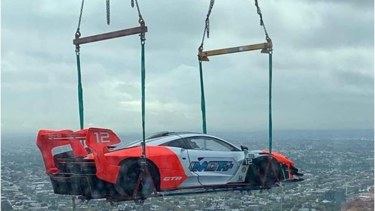 Millionaire Lifts 3 Million McLaren Senna Supercar To His Penthouse On