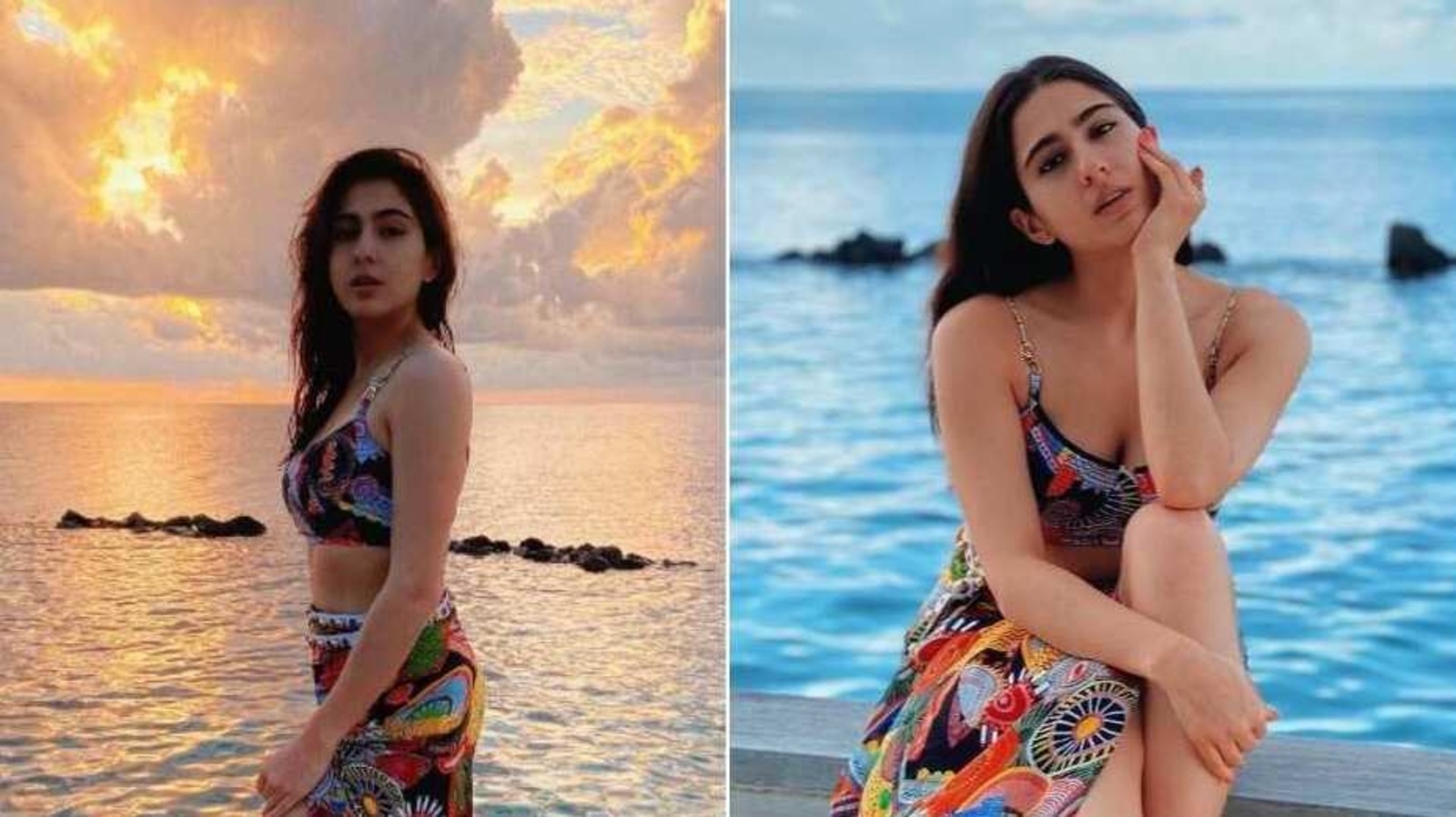 Sara Ali Khan In K Bikini Is All About Vintage Fashion In Maldives