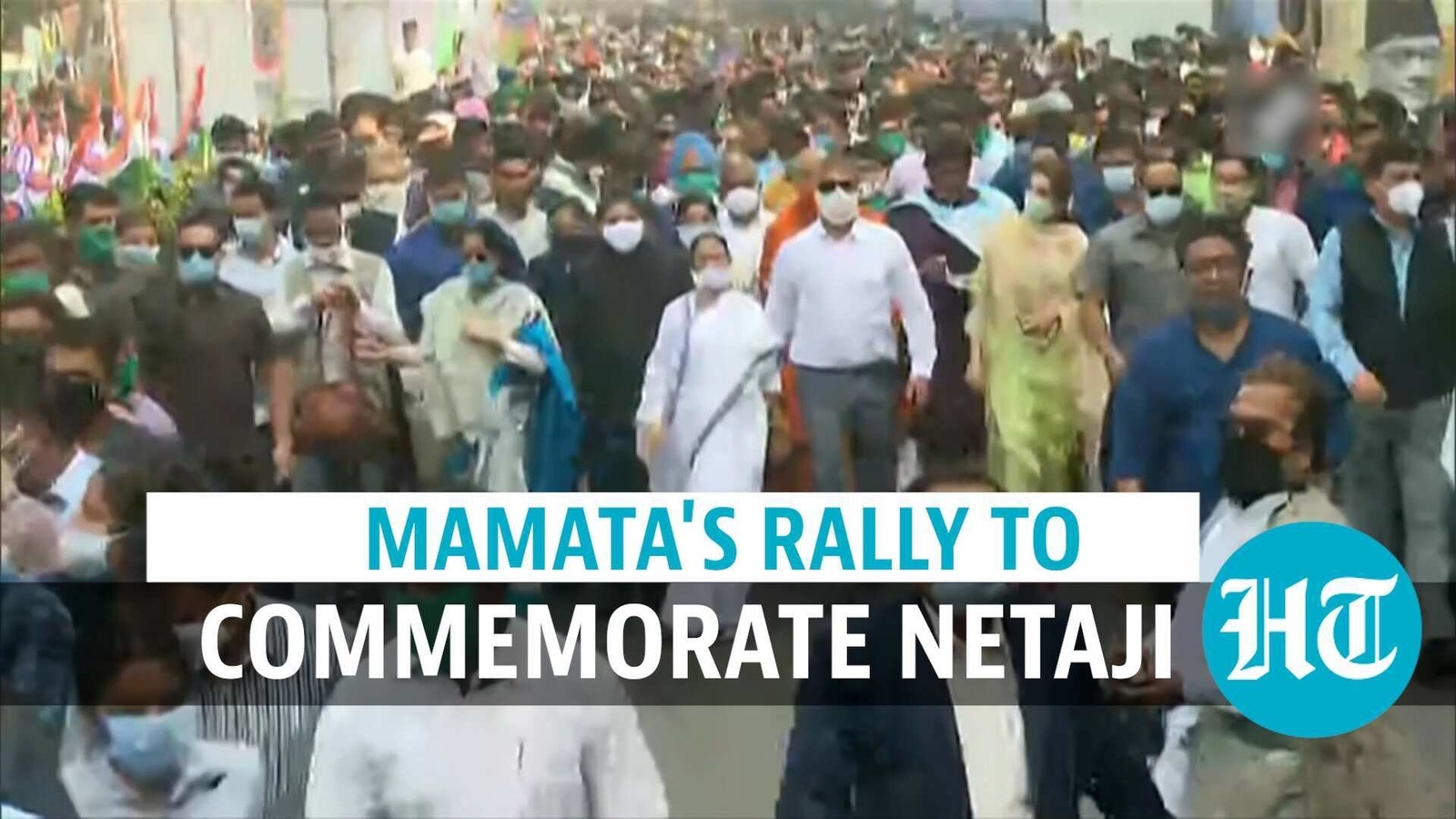 Watch Mamata Banerjee Takes Out Grand Procession On Netaji S Birth