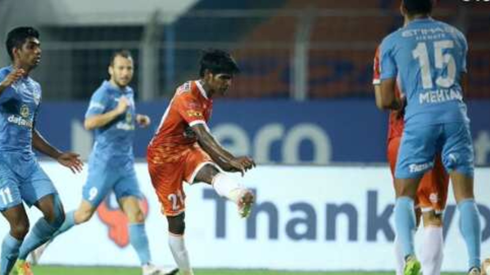 ISL Semi Final FC Goa Draw With Mumbai City In The First Leg