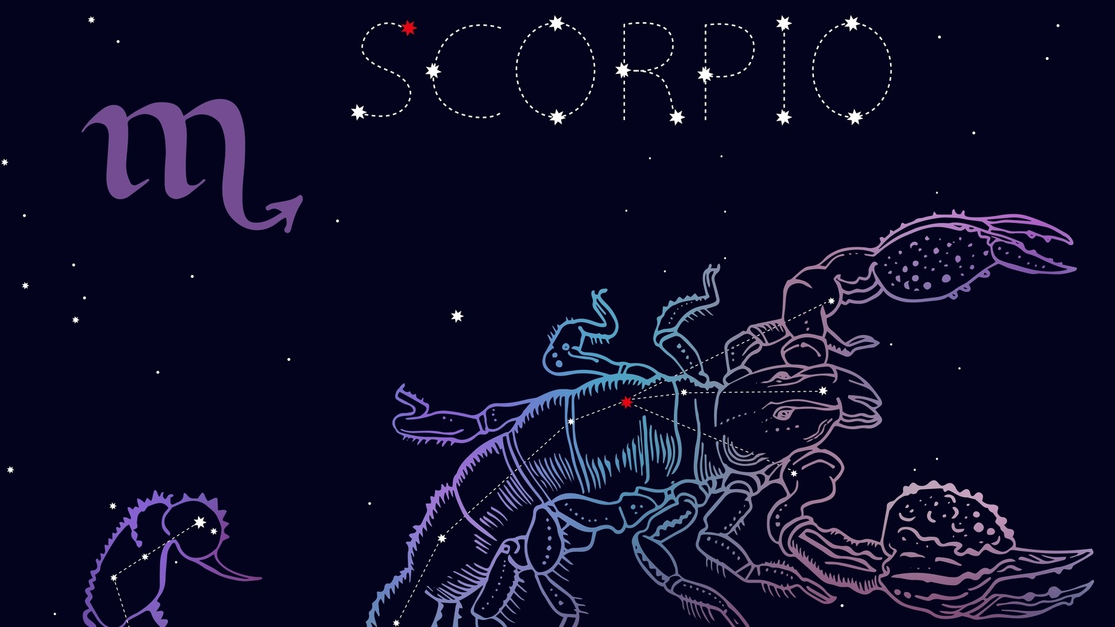 Созвездие скорпиона надпись