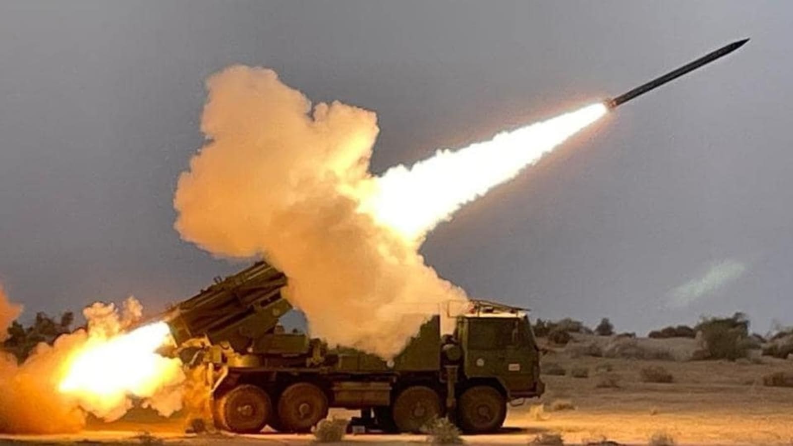 Watch Indigenous Pinaka Extended Range Rockets Running Through Trials