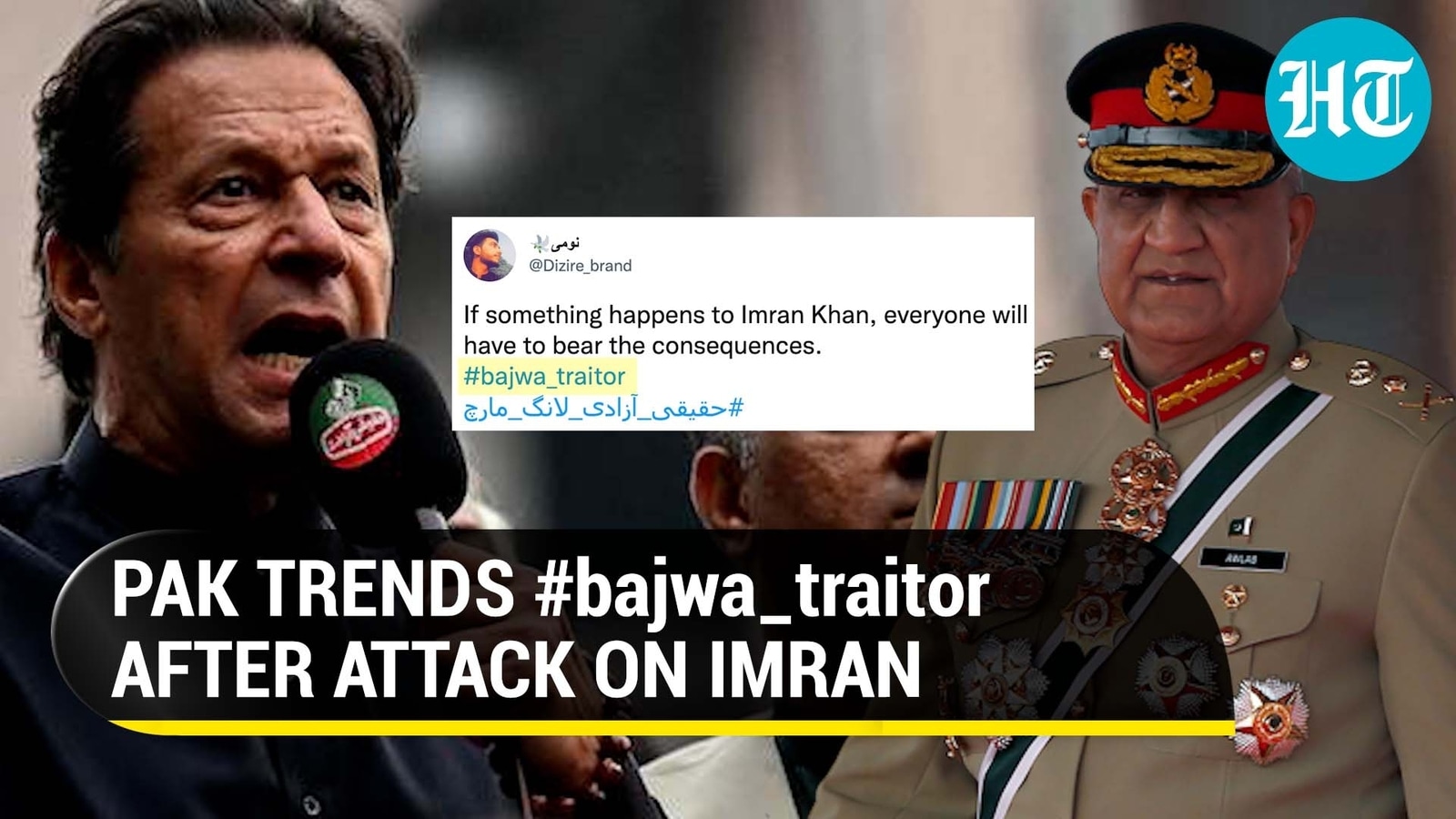 Imran Shot At Anger Against Pak Army Spills On Twitter Bajwa Traitor