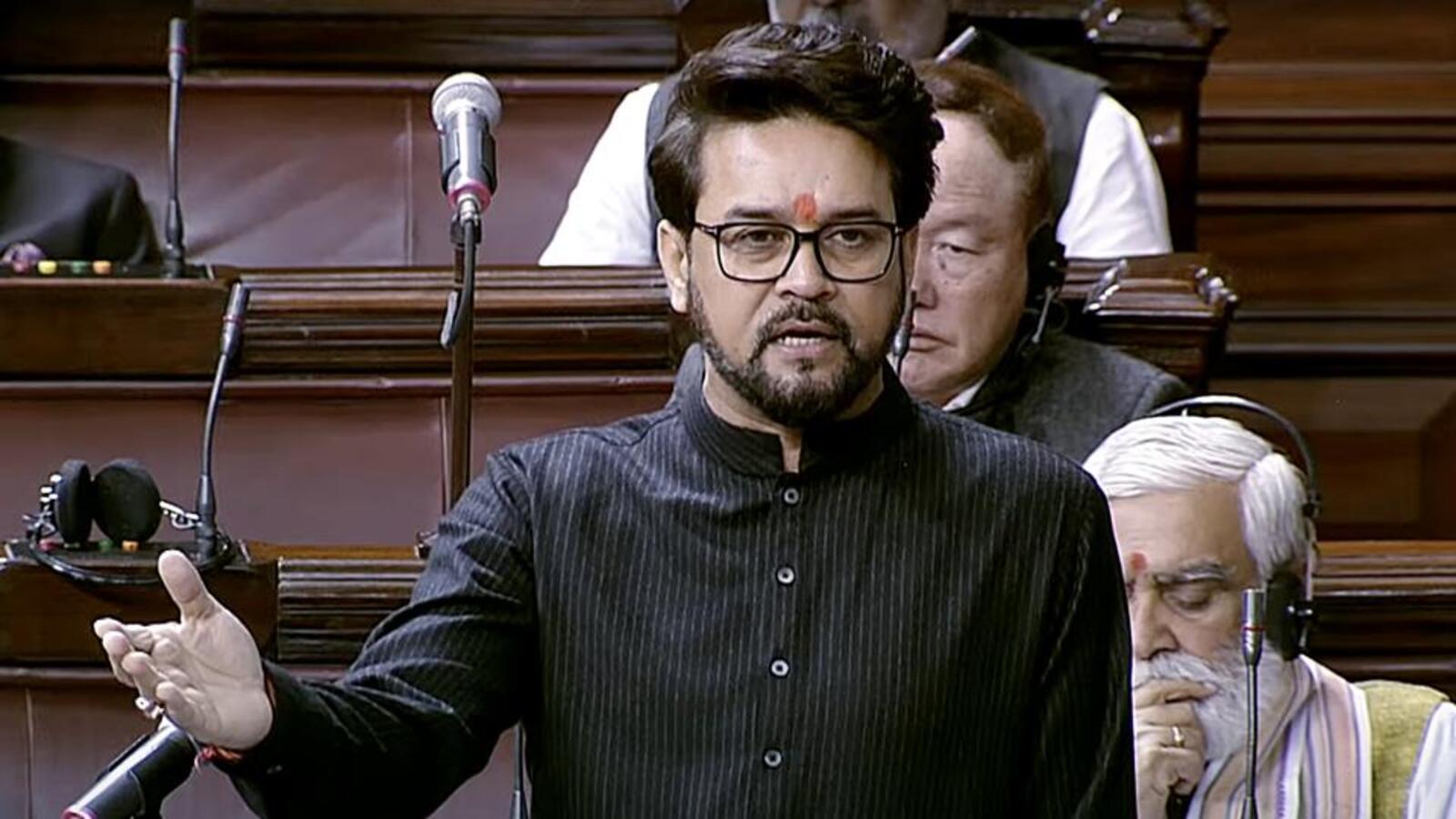 Anurag Thakur Backs Norms For Tv Channels To Broadcast Public Service