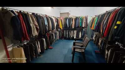 The stock of donated warm clothes collected and displayed at Adam’s Mall run by Islamic Centre of India. (HT Photo) The stock of donated warm clothes collected and displayed at Adam’s Mall run by Islamic Centre of India. (HT Photo)