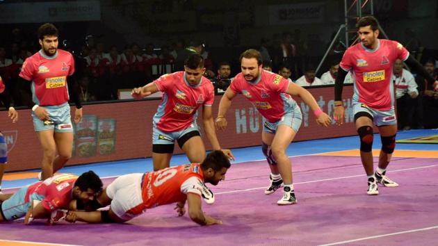 Pro Kabaddi League Haryana Steelers Beat Jaipur Pink Panthers 30 26