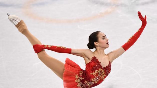 Winter Olympics Year Old Alina Zagitova Sets Ice On Fire On