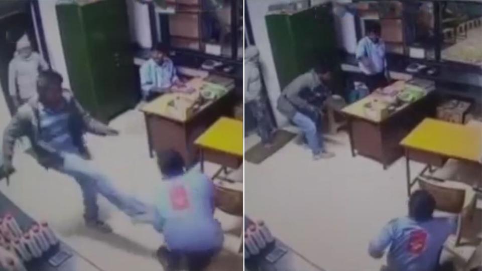 Caught On Cam Miscreants Loot Rs Lakh From Petrol Pump Hindustan Times