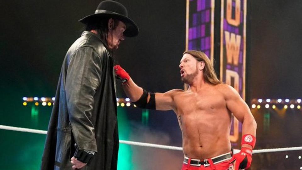 Wwe Wrestlemania The Undertaker Vs Aj Styles To Be A Boneyard