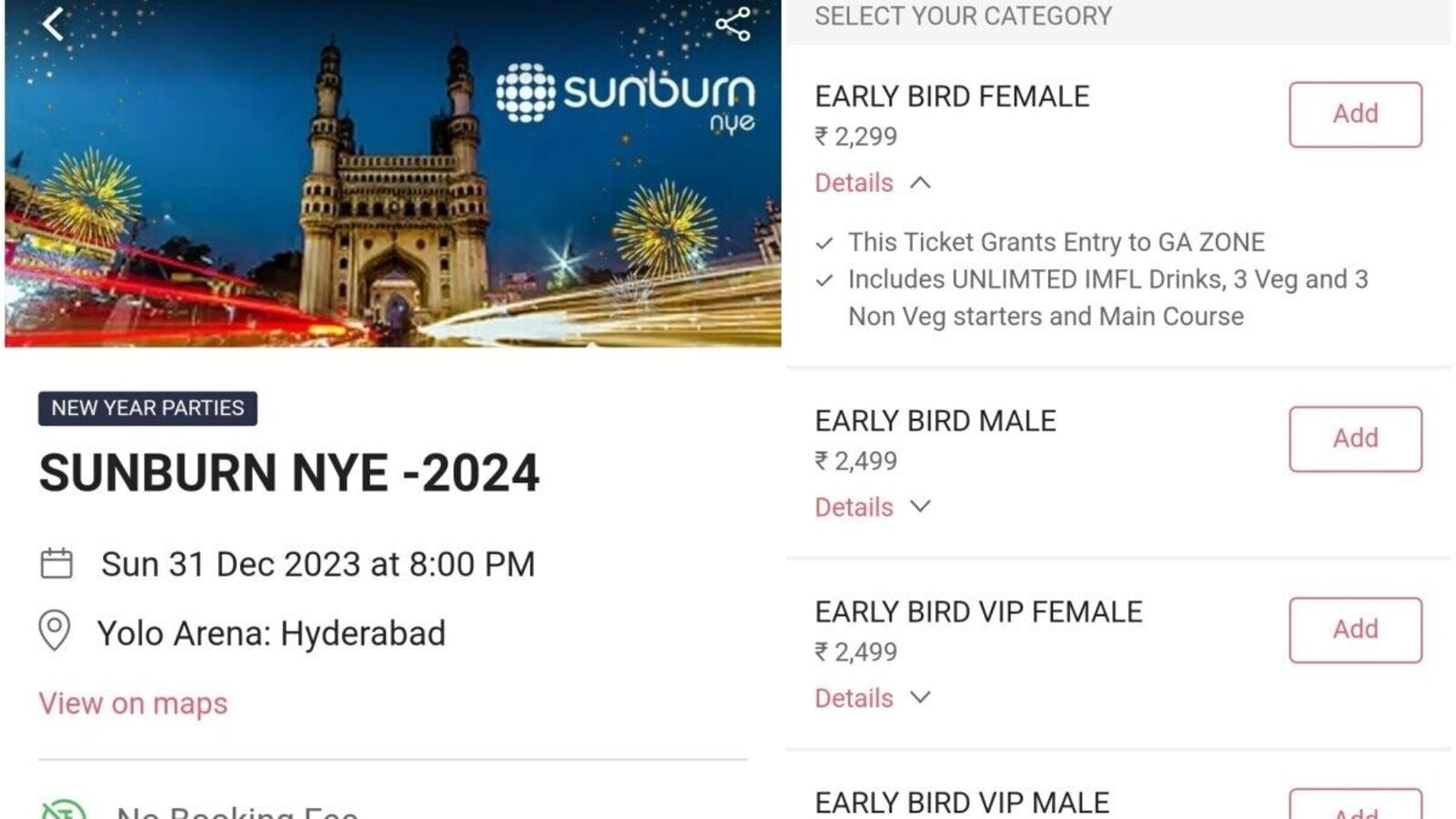 Hyderabad Sunburn : హైదరాబాద్ లో సన్ బర్న్ ఈవెంట్ రగడ, బుక్ మై షోపై కేసు నమోదు