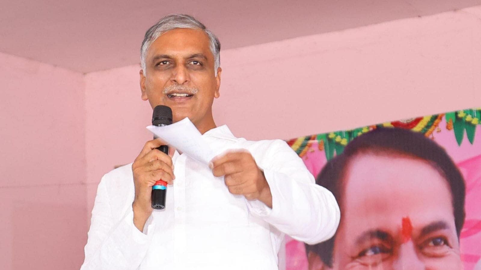 Harish Rao : కేసీఆర్‌ను ఓడించేందుకు గజ్వేల్‌లో కుట్రలు చేశారు & హరీశ్ రావు