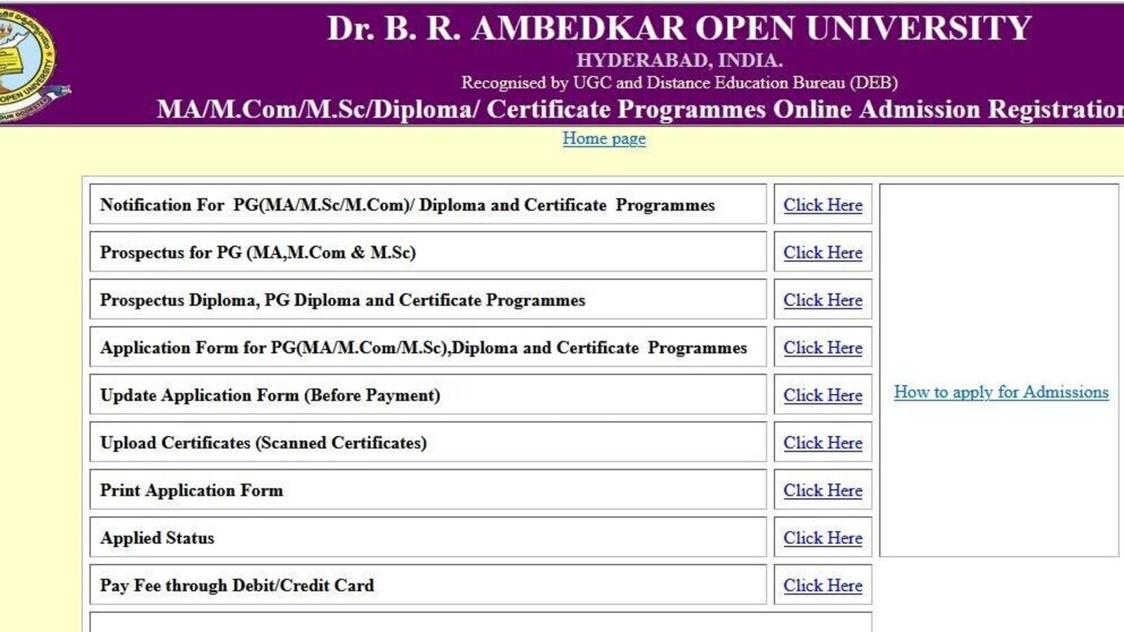 BRAOU Admissions 2024 : అంబేడ్కర్ ఓపెన్ వర్శిటీలో డిగ్రీ, పీజీ ప్రవేశాలు… ఈ ఏడాది నోటిఫికేషన్ వచ్చేసింది
