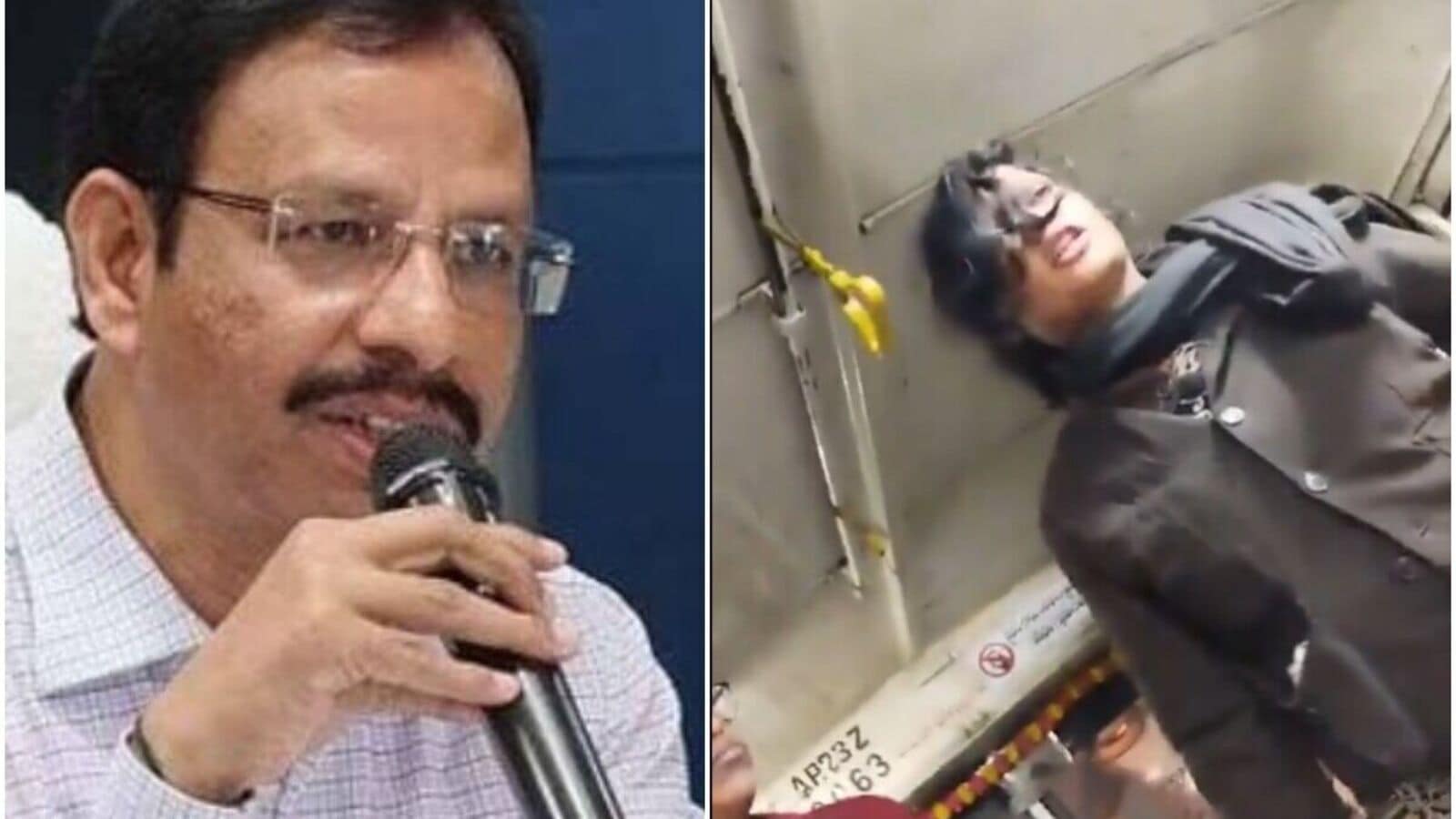 TSRTC : తాగిన మత్తులో కండెక్టర్ ను కాలితో తన్నిన యువతి, సజ్జనార్ సీరియస్!