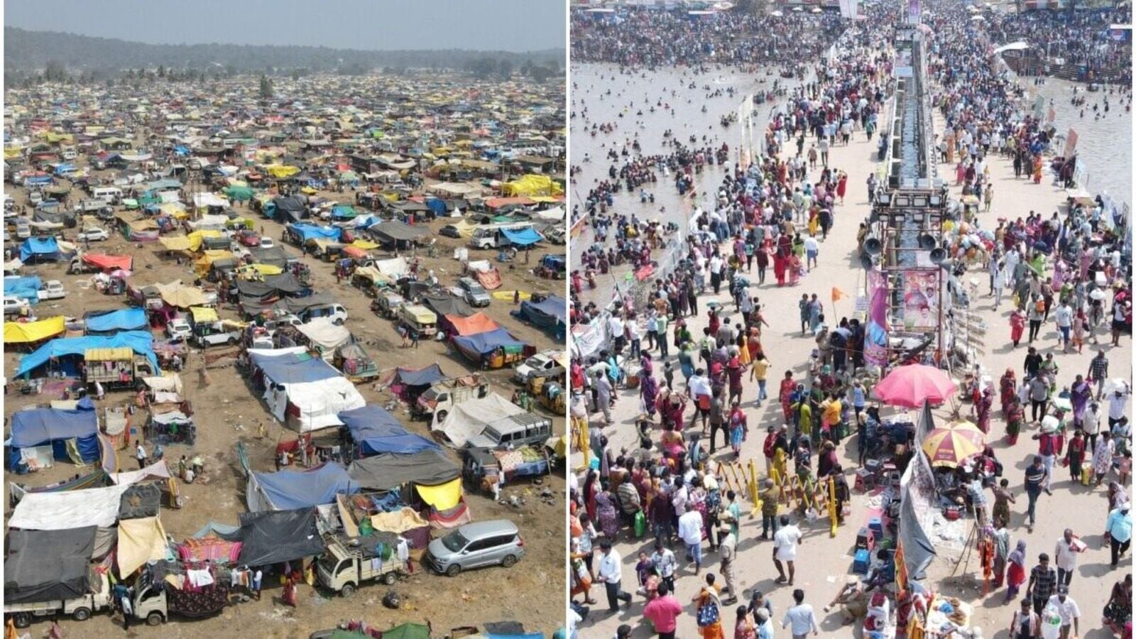 Medaram Jatara : మేడారం.. వారం రోజుల మహానగరం&వేలాదిగా దుకాణాలు, గుడారాలు