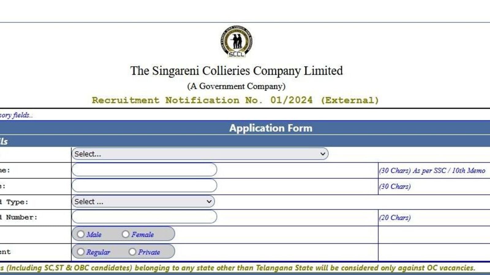 Singareni Jobs 2024 : సింగరేణిలో 272 ఉద్యోగాలు & ప్రారంభమైన దరఖాస్తులు, లింక్ ఇదే