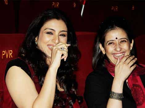 Manisha (right) was recently caught in a light mood as she attended The Life of Pi premiere with Tab)