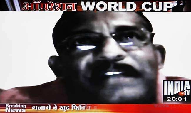 ICC cricket umpire Sagara Galage as seen in the TV grab of a sting by India TV. Sri Lanka's cricket board pledged to help the International Cricket Council investigation of the TV sting. ICC cricket umpire Sagara Galage as seen in the TV grab of a sting by India TV. Sri Lanka's cricket board pledged to help the International Cricket Council investigation of the TV sting.