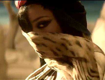 Rihanna in a still from Where Have You Been Rihanna in a still from Where Have You Been