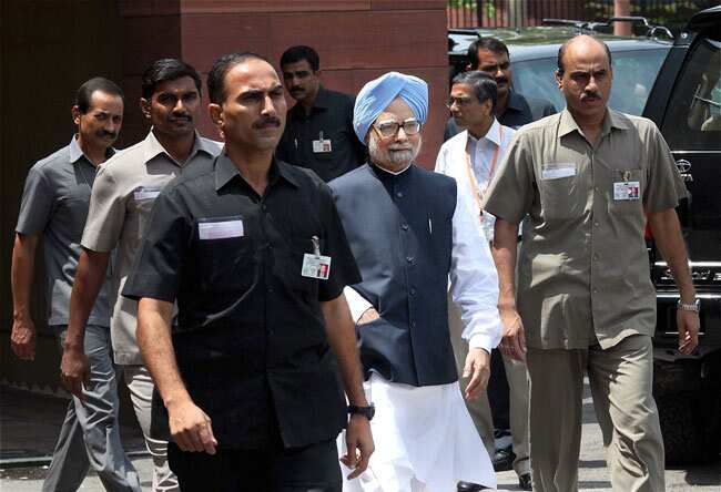 Prime Minister Manmohan Singh is seen at Parliament House in New Delhi. PTI Prime Minister Manmohan Singh is seen at Parliament House in New Delhi. PTI