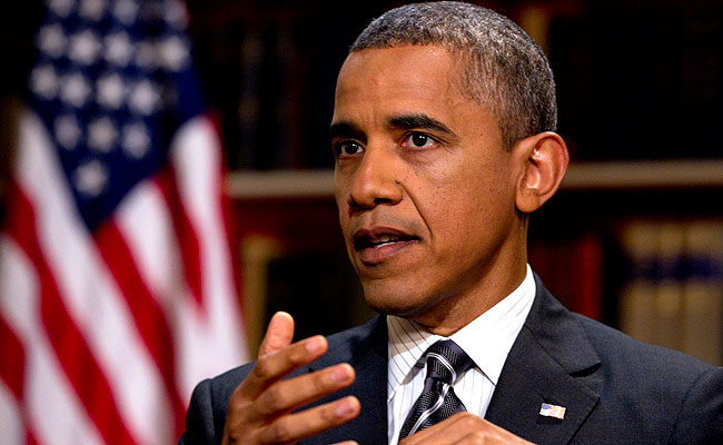 US President Barack Obama speaks during an interview with The Associated Press at the White House. AP Photo US President Barack Obama speaks during an interview with The Associated Press at the White House. AP Photo