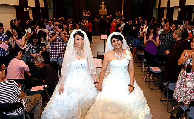 Taiwan Gets Its First Same Sex Buddhist Wedding World News 4869