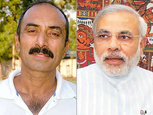 Former Gujarat IPS officer Sanjeev Bhatt accused Modi of distancing himself from the Naroda Patiya verdict. Former Gujarat IPS officer Sanjeev Bhatt accused Modi of distancing himself from the Naroda Patiya verdict.
