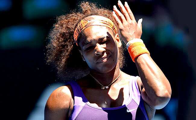 Serena Williams reacts after a point against Sloane Stephens of the US during their women's singles match on day ten of the Australian Open tennis tournament in Melbourne. AFP photo Serena Williams reacts after a point against Sloane Stephens of the US during their women's singles match on day ten of the Australian Open tennis tournament in Melbourne. AFP photo