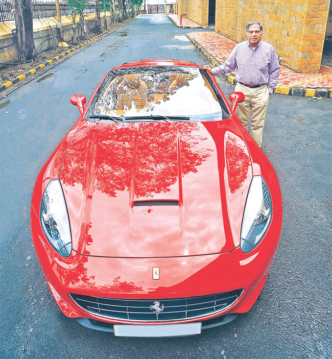 Ferrari California, acquired in 2009, is Ratan Tata's pride and joy. Photo: Hormazd Sorabjee Ferrari California, acquired in 2009, is Ratan Tata's pride and joy. Photo: Hormazd Sorabjee