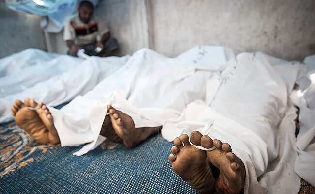 Bodies in a makeshift morgue in Cairo. (NYT Photo) Bodies in a makeshift morgue in Cairo. (NYT Photo)