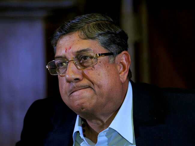 President of the Board of Control for Cricket in India (BCCI) N Srinivasan addresses a press conference in Kolkata. (AFP Photo) President of the Board of Control for Cricket in India (BCCI) N Srinivasan addresses a press conference in Kolkata. (AFP Photo)