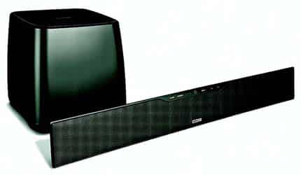 The Polk surround bar helps turn your ordinary TV watching experience into a movie theatre feel The Polk surround bar helps turn your ordinary TV watching experience into a movie theatre feel