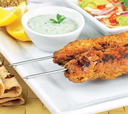 Eat fat in moderation and once it is in your mouth, savour the feeling of melting kebabs