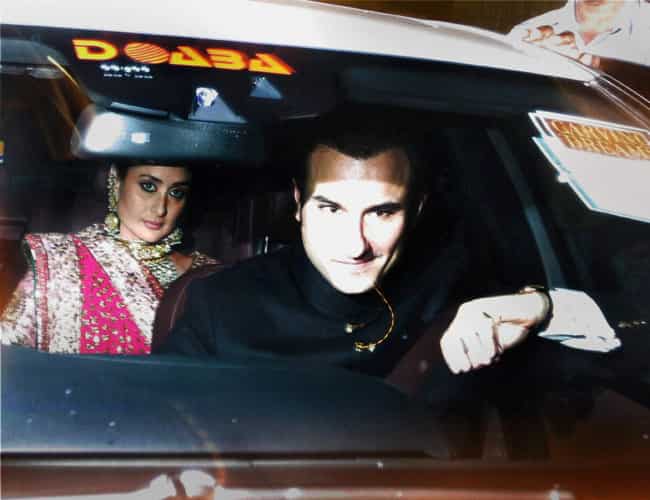 Saif-Kareena arrive for their Delhi reception