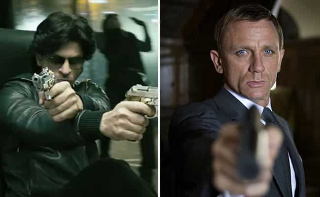 SRK and Daniel Craig SRK and Daniel Craig