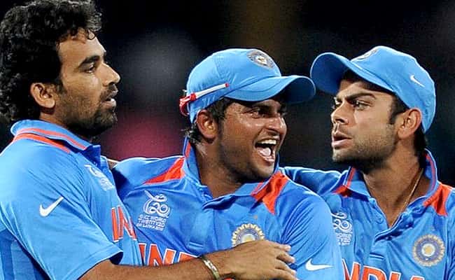 Suresh Raina with teammates Zaheer Khan and Virat Kohli during a WorldT20 match in Colombo. AFP Suresh Raina with teammates Zaheer Khan and Virat Kohli during a WorldT20 match in Colombo. AFP