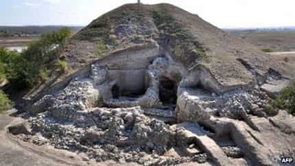 The prehistoric town in Bulgaria (AFP Photo) The prehistoric town in Bulgaria (AFP Photo)