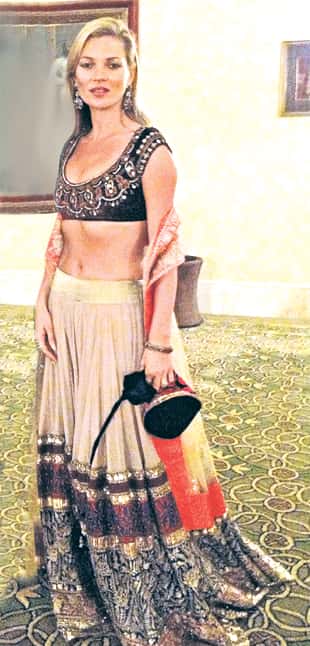 Kate Moss in a Manish Malhotra outfit Kate Moss in a Manish Malhotra outfit