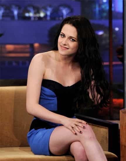 Kristen Stewart on the Jay Leno show Kristen Stewart on the Jay Leno show