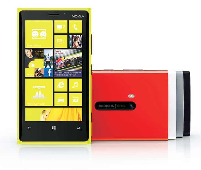 Shade Card: Nokia Lumia 920 is available in these colours