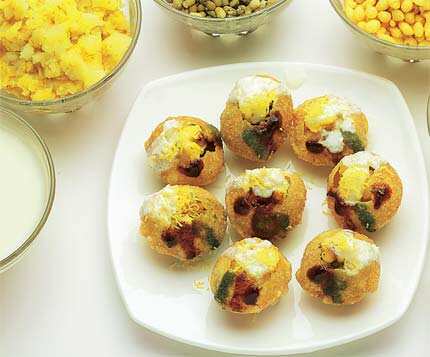 Same gene pool The Bombay dahi batata puri has its roots in UP chaat but is very much an individual dish in its own right