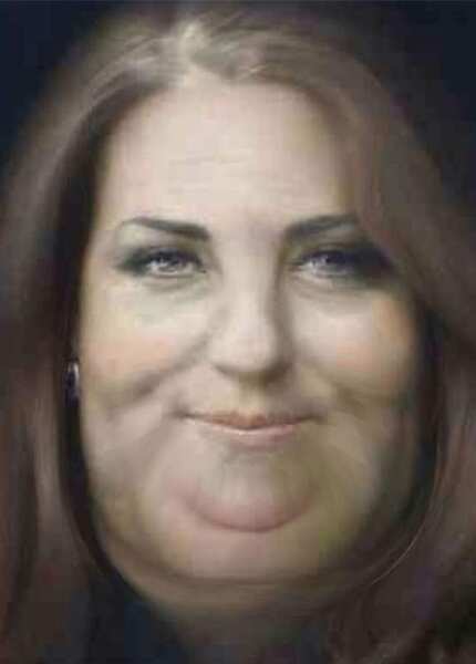 Kate was subjected to the FatBooth app Kate was subjected to the FatBooth app