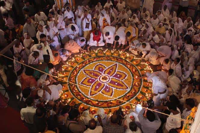 Widows celebrating Diwali for the first time in Lord Krishna's Vrindavan. Widows celebrating Diwali for the first time in Lord Krishna's Vrindavan.