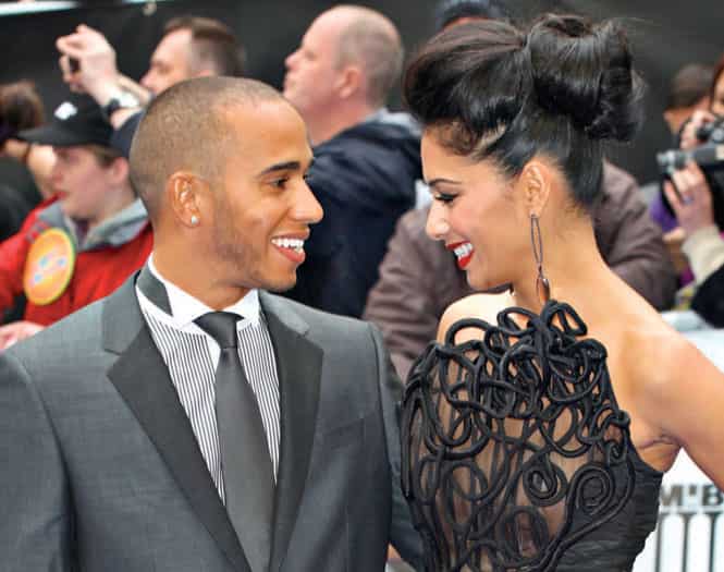 Hamilton still listens to songs by Nicole Scherzinger Hamilton still listens to songs by Nicole Scherzinger