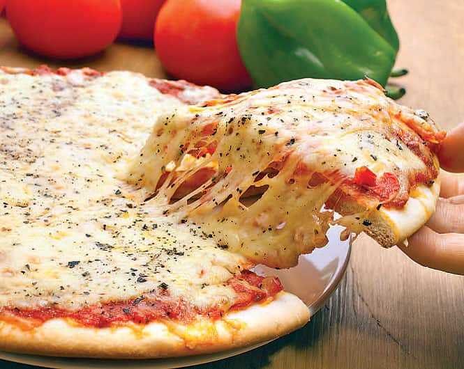 It’s a double Take: The Indian-Italian food is a way of combining two umami flavours – tomato and cheese – in different ways. A pizza has both It’s a double Take: The Indian-Italian food is a way of combining two umami flavours – tomato and cheese – in different ways. A pizza has both
