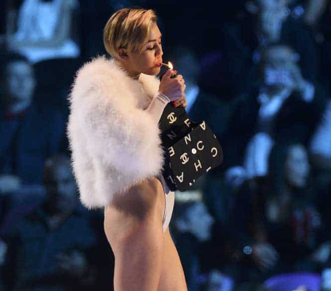 Miley Cyrus during the event