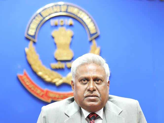New Central Bureau of Investigation director Ranjit Sinha speaks with the media at CBI headquarters in New Delhi. (AFP Photo) New Central Bureau of Investigation director Ranjit Sinha speaks with the media at CBI headquarters in New Delhi. (AFP Photo)