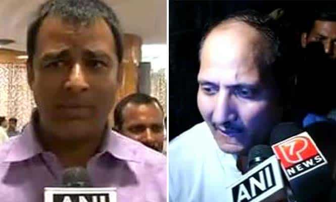 Sangeet Som and Suresh Rana were accused of fanning the Muzaffarnagar riots. (Agency photo)</em) Sangeet Som and Suresh Rana were accused of fanning the Muzaffarnagar riots. (Agency photo)</em)