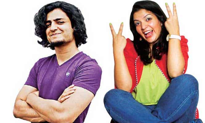 Stand-up comedians Kenny Sebastian and Aditi Mittal