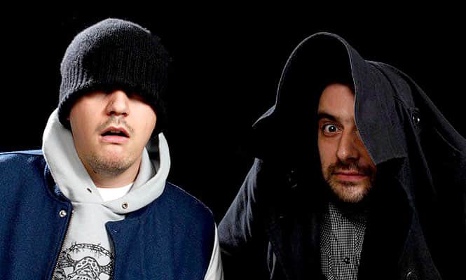 Modeselektor at their goofy best (Source: Facebook) Modeselektor at their goofy best (Source: Facebook)
