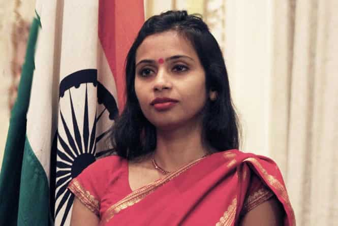 A photo of India's deputy consul general in New York Devyani Khobragade. (Photo credit: via Twitter)</em>
</div) A photo of India's deputy consul general in New York Devyani Khobragade. (Photo credit: via Twitter)</em>
</div)